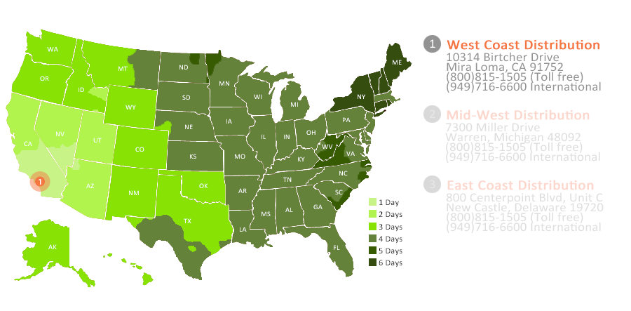 Fulfillment Center Locations | Promofill